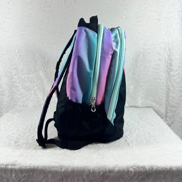 adidas Unisex Journal Backpack, Gradient Rose Tone pink/Black/Halo Mint Green - Picture 5 of 11